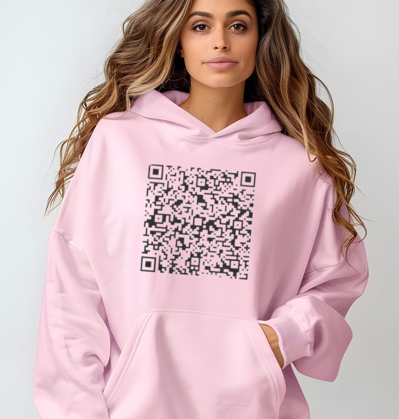 Fuck Off with Custom QR code Hoodie, Funny Saying Shirt with Custom QR code Tee, Sarcastic Gift for Friends, Fuck Off Adult Humor Tee Hoodie