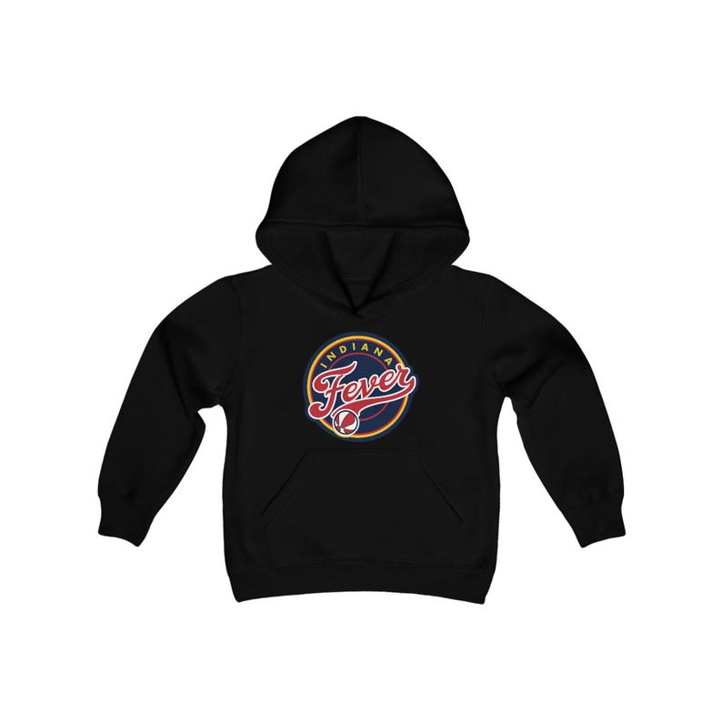 Youth Premium Indiana Fever Heavy Blend Hooded Sweatshirt for Young Indiana Fever Fan