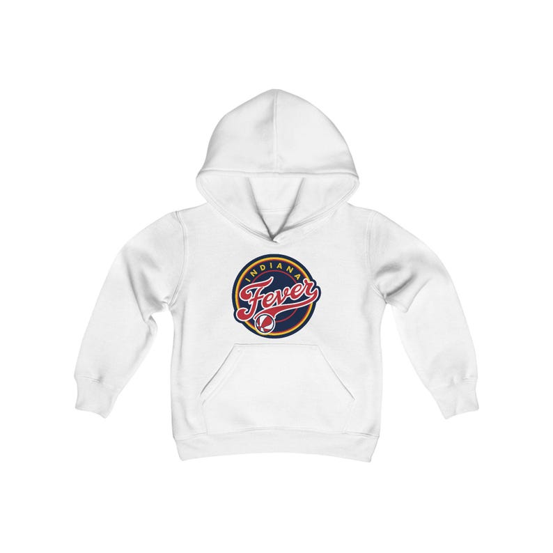 Youth Premium Indiana Fever Heavy Blend Hooded Sweatshirt for Young Indiana Fever Fan