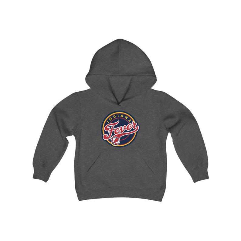 Youth Premium Indiana Fever Heavy Blend Hooded Sweatshirt for Young Indiana Fever Fan