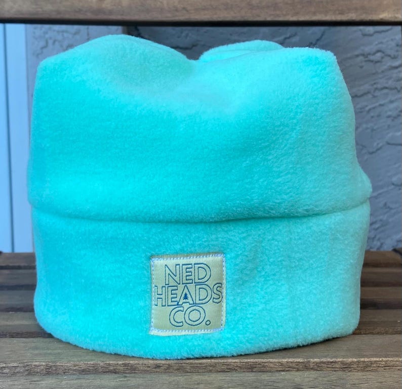 Aqua Fleece Beanie - Ski Snowboard Hat