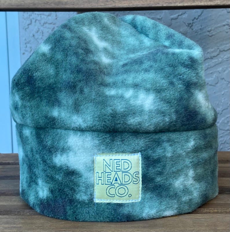 Faded Camo Fleece Beanie - Ski Snowboard Hat