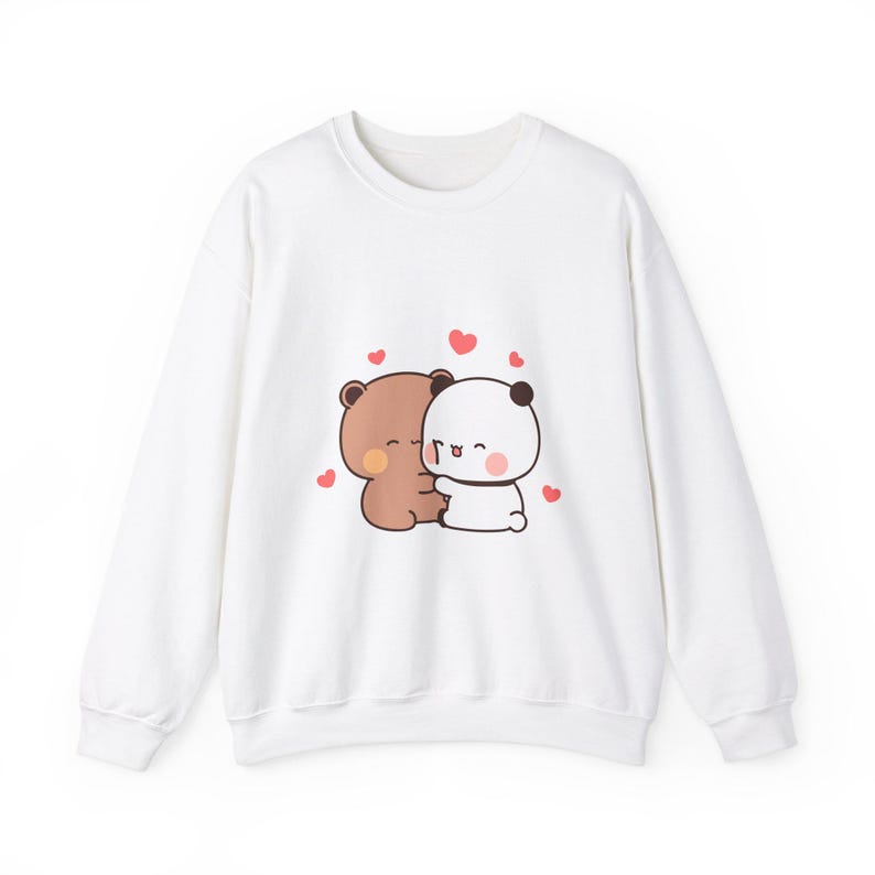 Bubu Dudu Sweatshirt, Unisex High-Quality, Panda Bear Cute Cartoon Graphic, Adults | Anime Kawaii Jumper, Pullover, Top, Sweater, Apparel