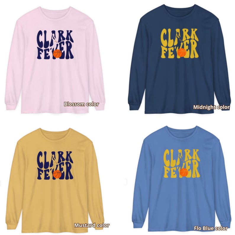 Caitlin clark 22 comfort color long sleeve tee, Caitlin Clark 22 Women Basketball Unisex Adult shirt, Caitlin Jersey Long Sleeve Tee