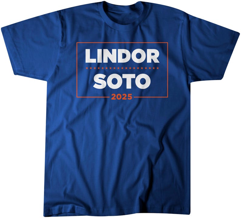 Lindor Soto '25 - Campaign T-shirt - Blue - New York Baseball - Queens