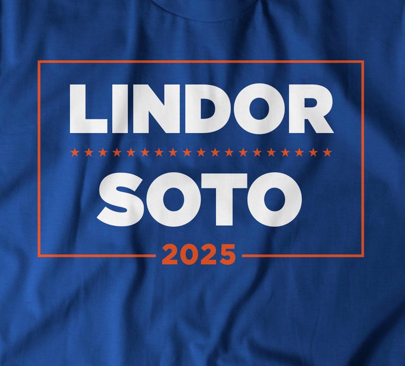 Lindor Soto '25 - Campaign T-shirt - Blue - New York Baseball - Queens