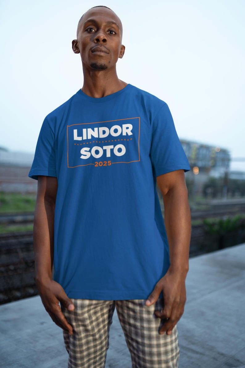 Lindor Soto '25 - Campaign T-shirt - Blue - New York Baseball - Queens